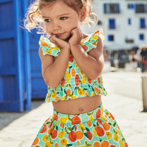 Conjunto 3 Piezas Estampado Con Balaca Mayoral