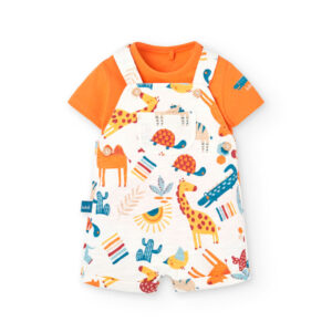 Conjunto De Camiseta Y Overol Boboli
