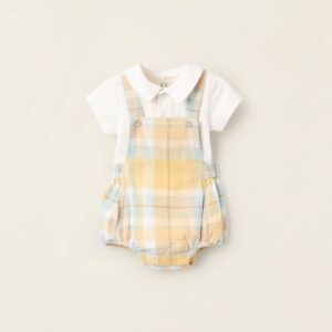 Conjunto Overol Cuadros Bebe Niño Zippy