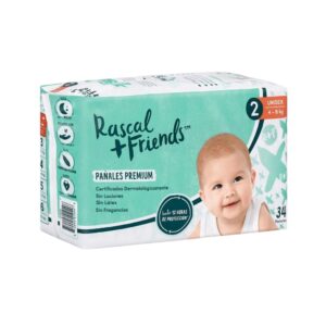 Pañales Rascal + Friends T2 X 34 RF93216