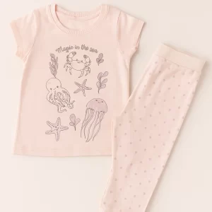 Pijama 2 Piezas Manga Corta Niña
