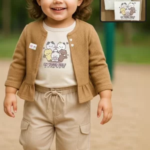 Conjunto 3 Piezas Bebe Niña