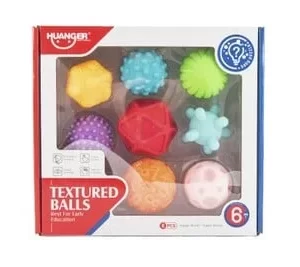 Pelotas sensoriales texturizadas