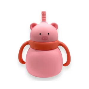 Vaso pitillo de silicona para bebé