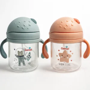 Vaso pitillo con asas para bebé